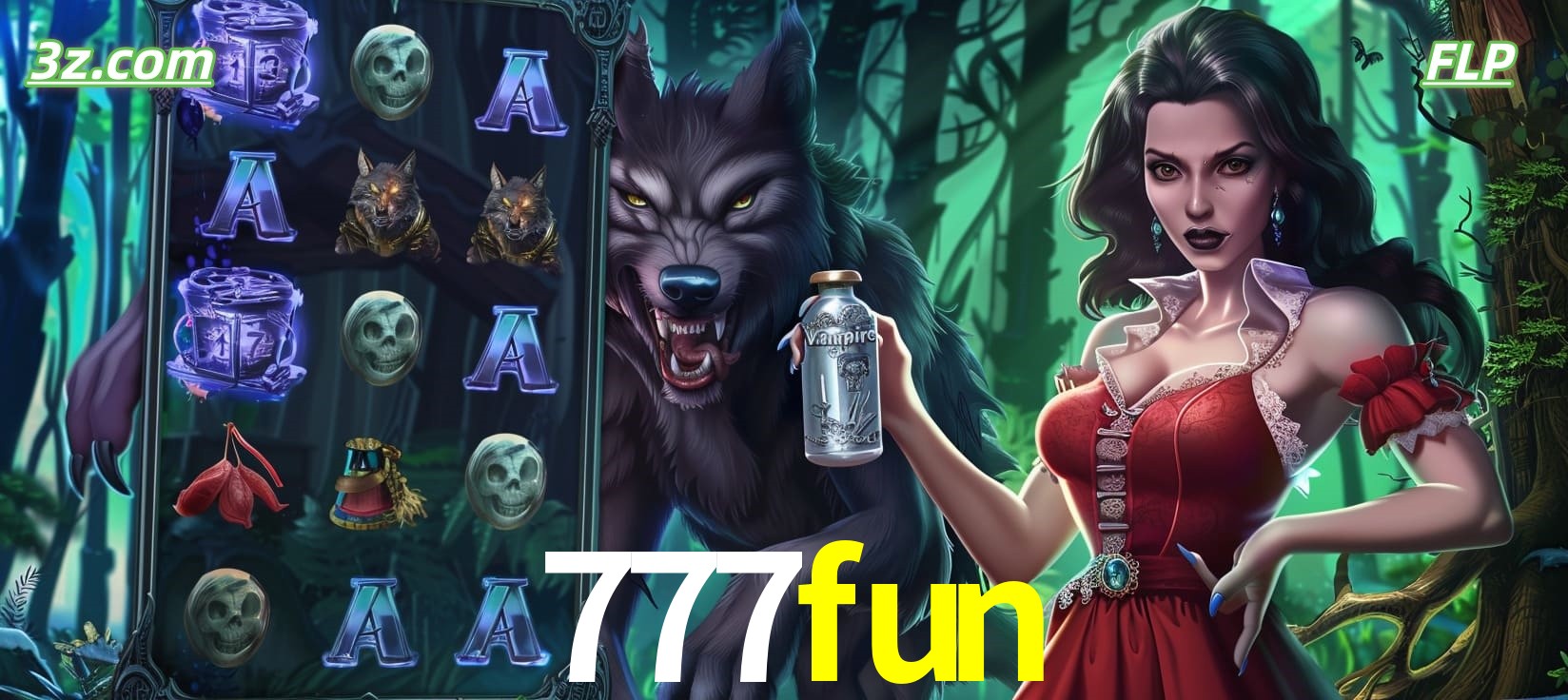 Slots online tema de lobisomem e vampira no 777fun cassino Brasil
