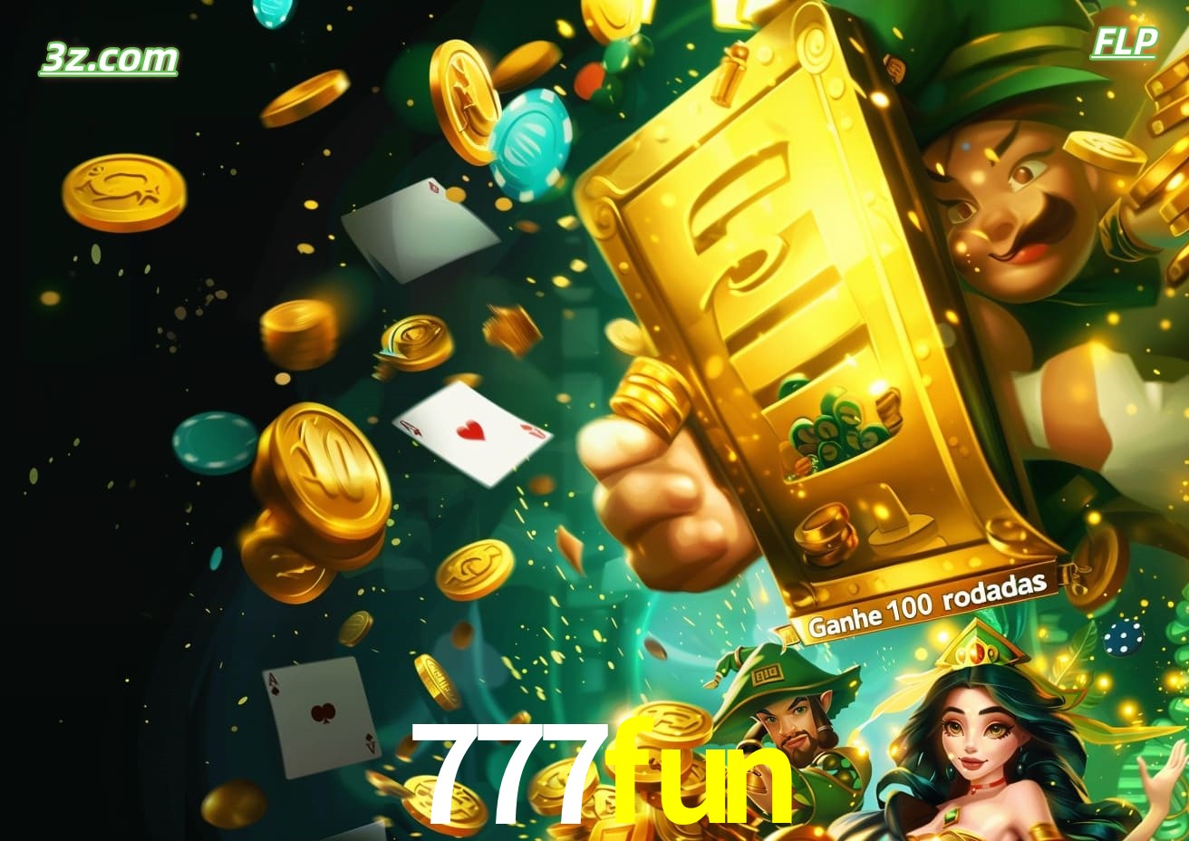 Cassino online 777fun Brasil com caça-níqueis e bônus de 100 rodadas grátis